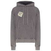 Diego Venturino Gray Cotton Men Hoodie